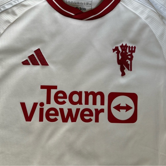 NWOT Marcus Rashford Adidas Manchester United Replica Jersey, size 11-12 Medium - Picture 4 of 13